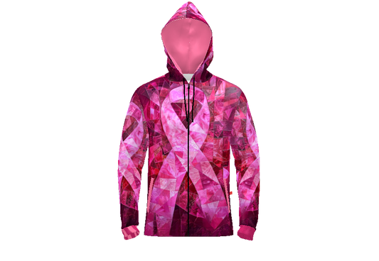 Breast Cancer Awareness Month | Rain Jacket | House of GlamRock by Designer Marl image 0